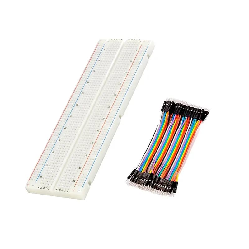 Protoboard 830 puntos con 65 jumpers