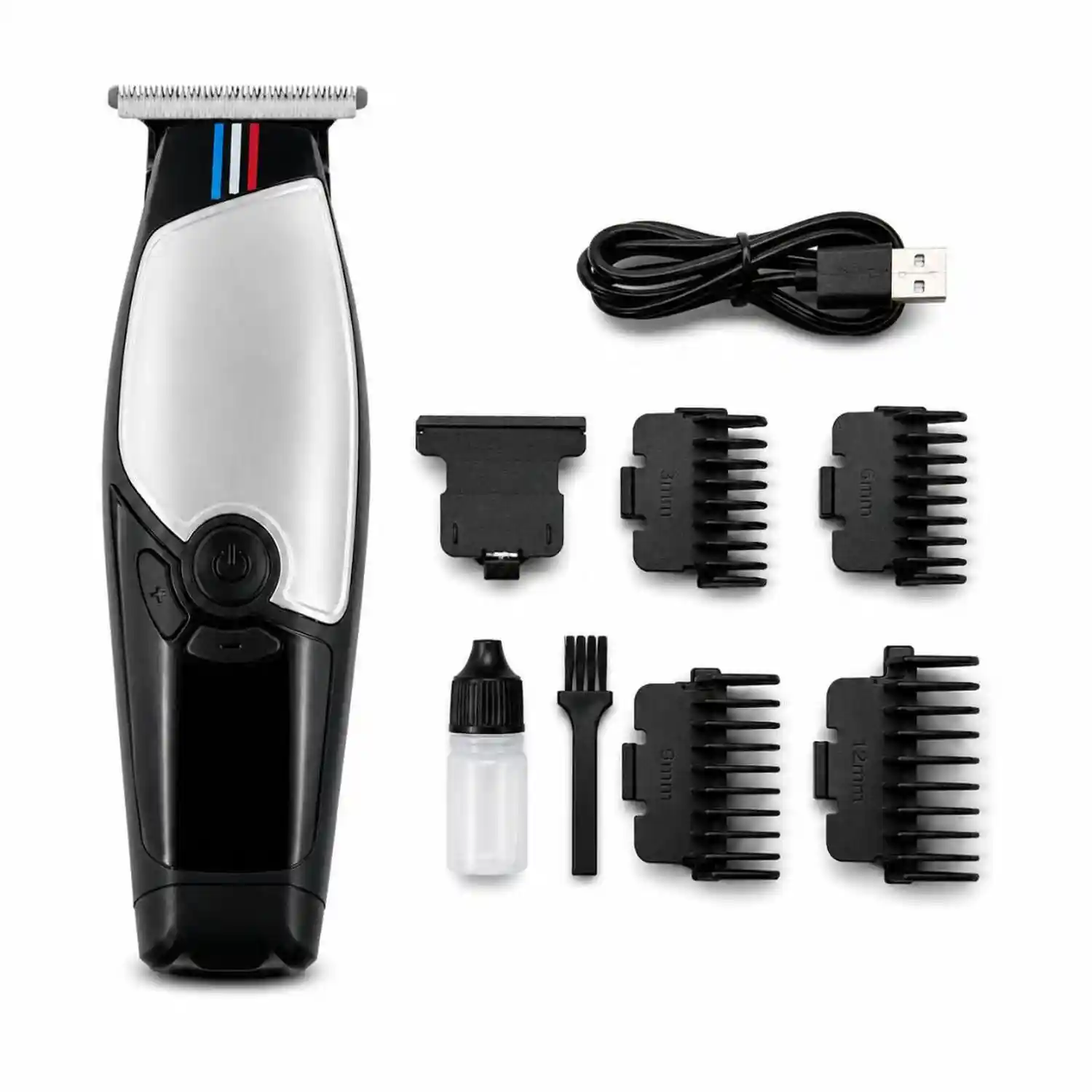 Máquina cortadora de cabello recargable